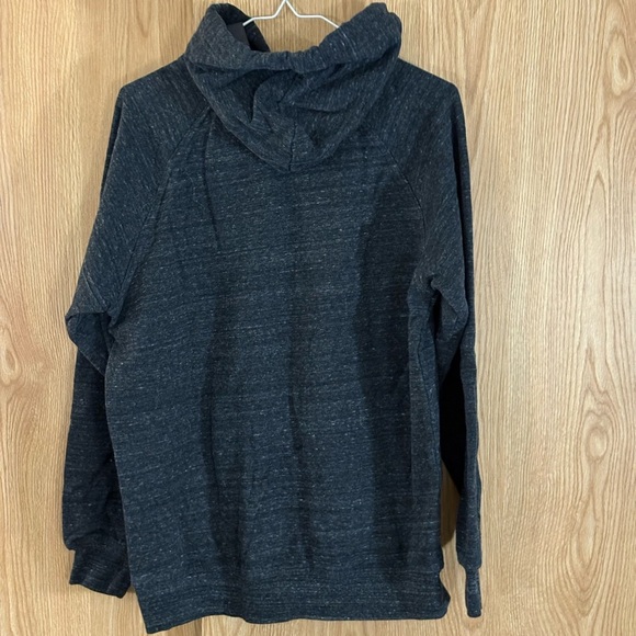 Cabela's Gray Fleece Lined Athletic Logo Pullover Hoodie Sweatshirt - Picture 2 of 4